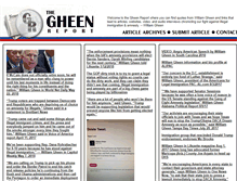 Tablet Screenshot of gheenreport.com